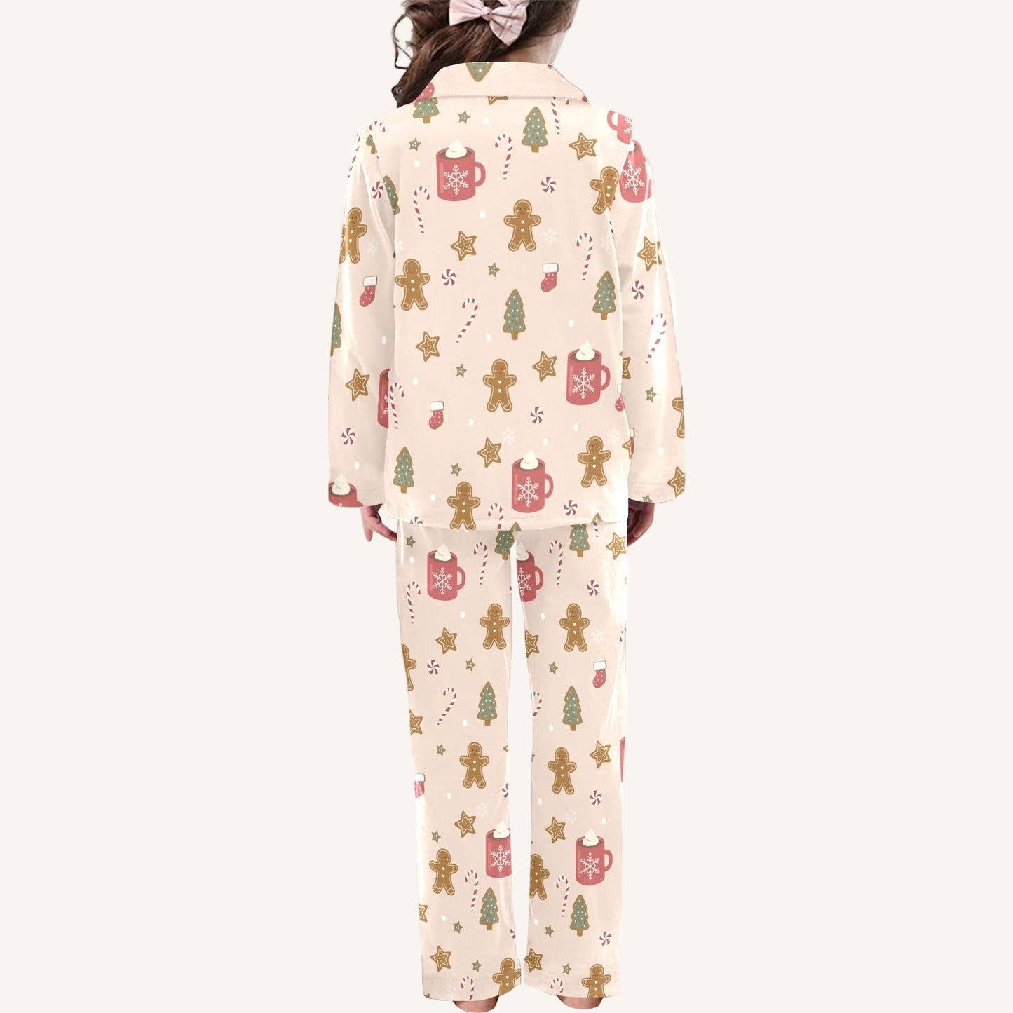 Cookies For Breakfast Little Kids Button Down Pajama Set