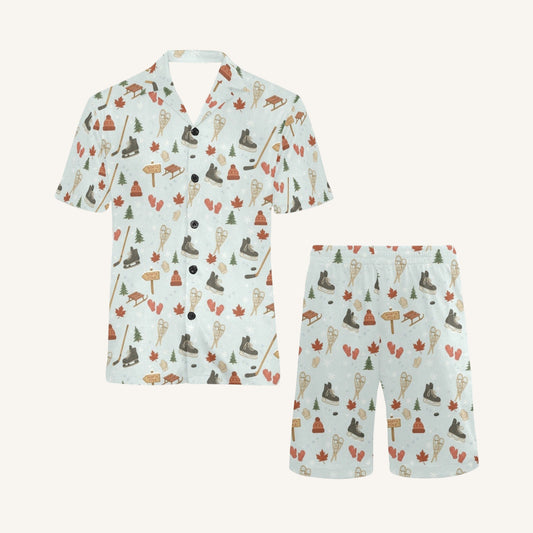 Cold Hands Warm Hearts Men's Short Pajama Set