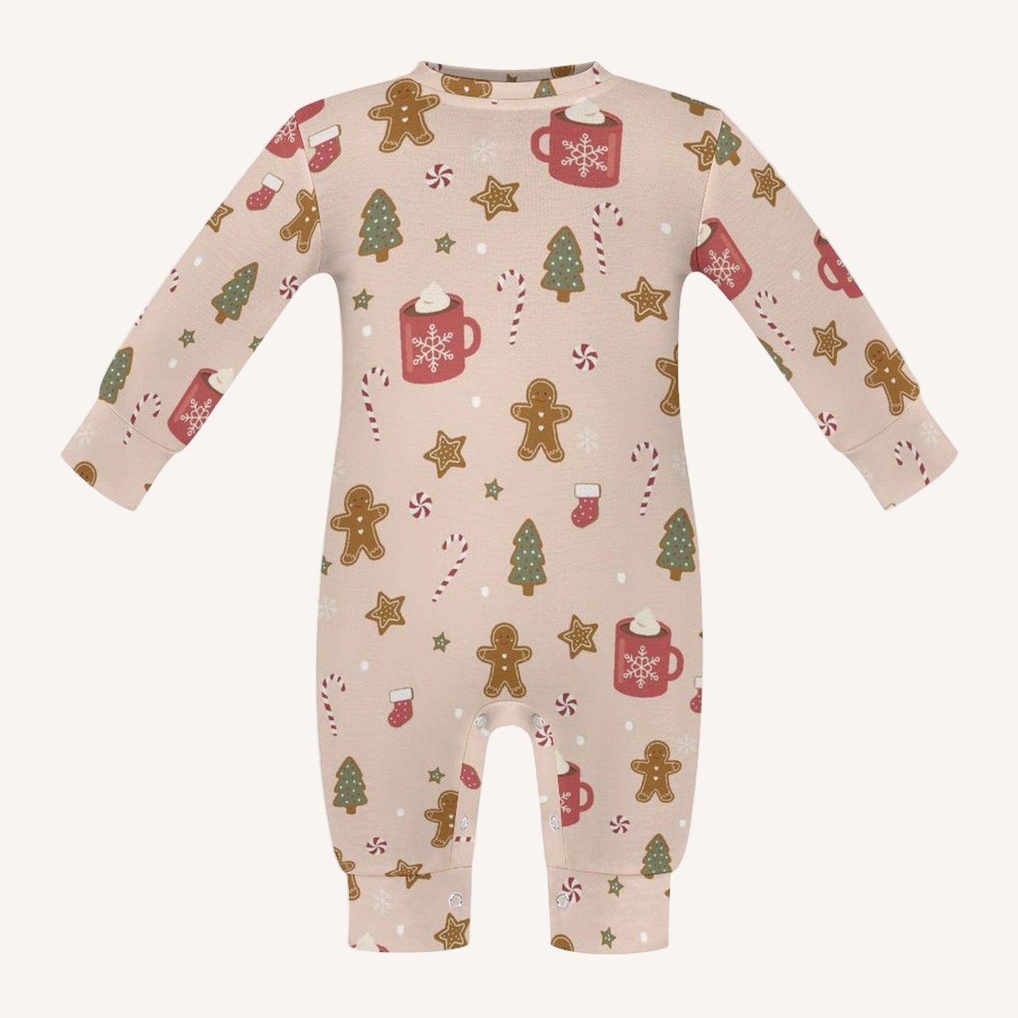 Cookies For Breakfast Baby Long Sleeve Romper