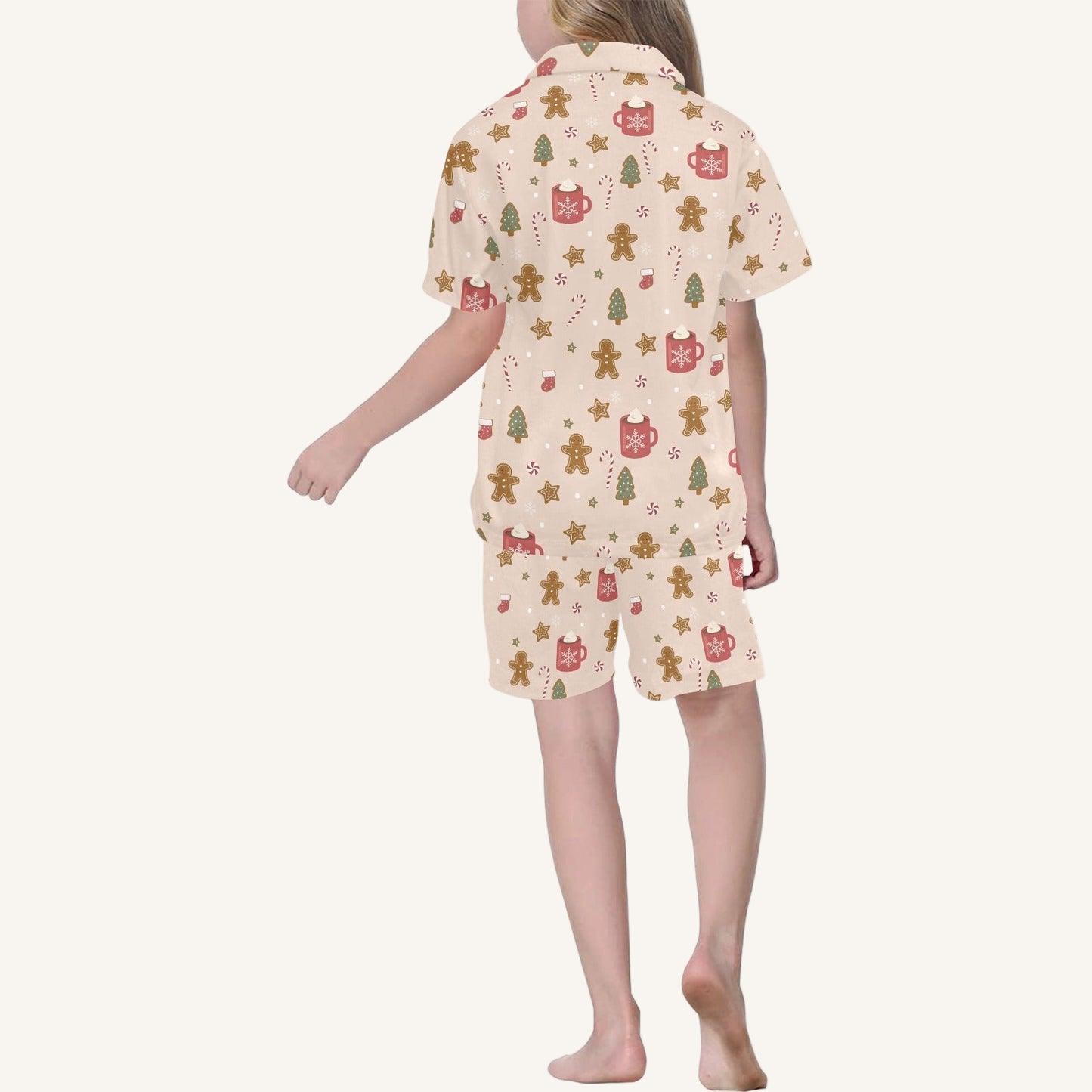 Cookies For Breakfast Big Kids Short Sleeve Pajama Set