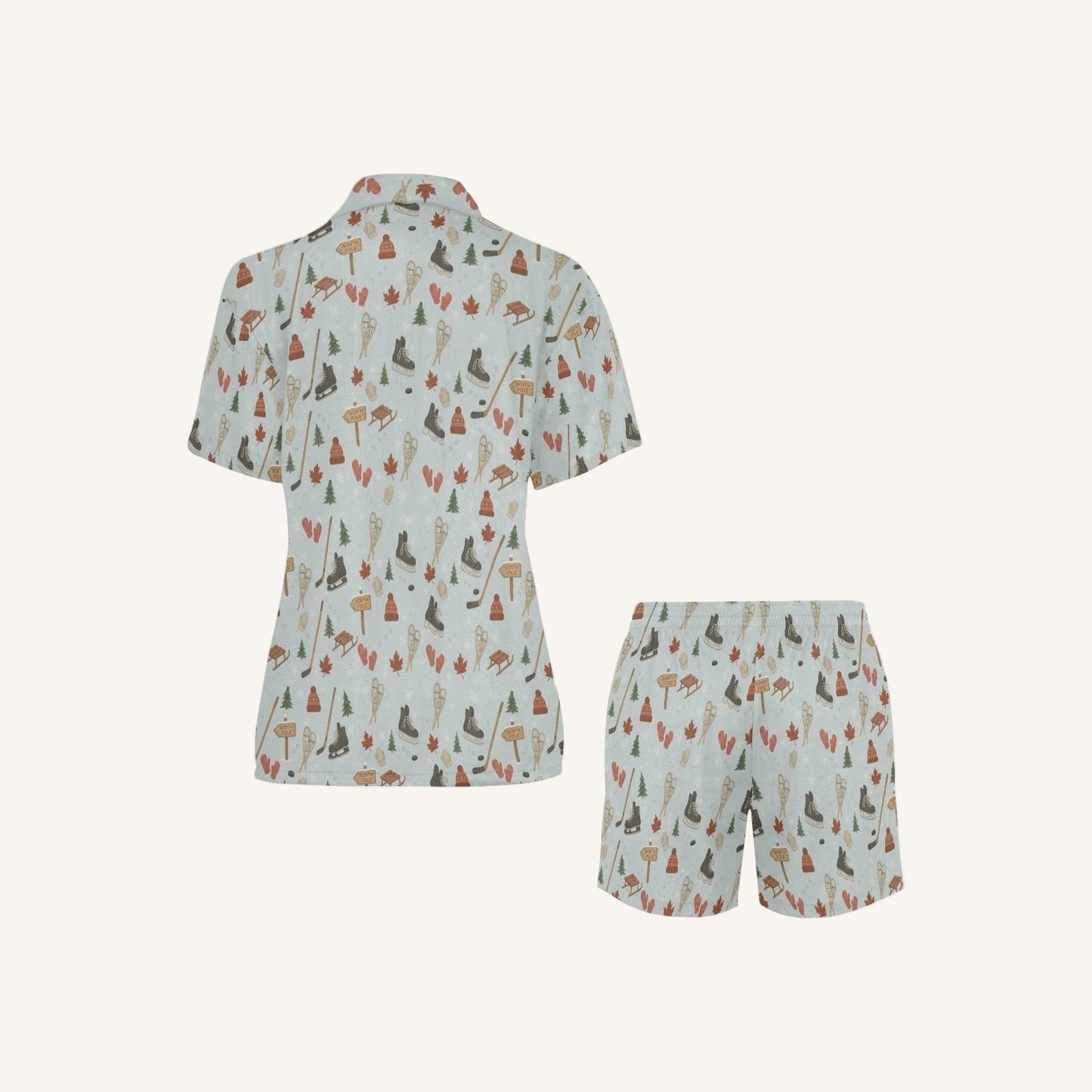Cold Hands Warm Hearts Women's Short Pajama Set