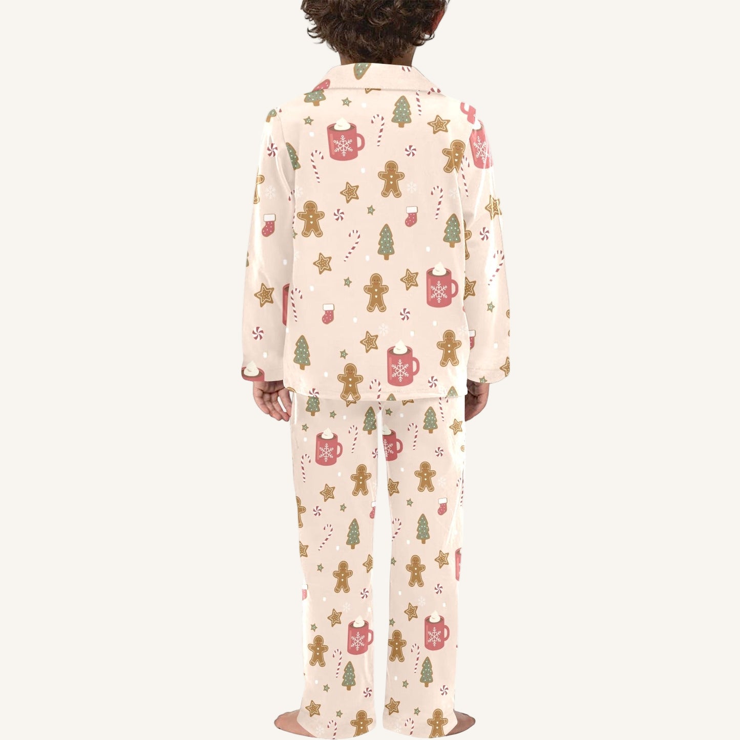 Cookies For Breakfast Little Kids Button Down Pajama Set