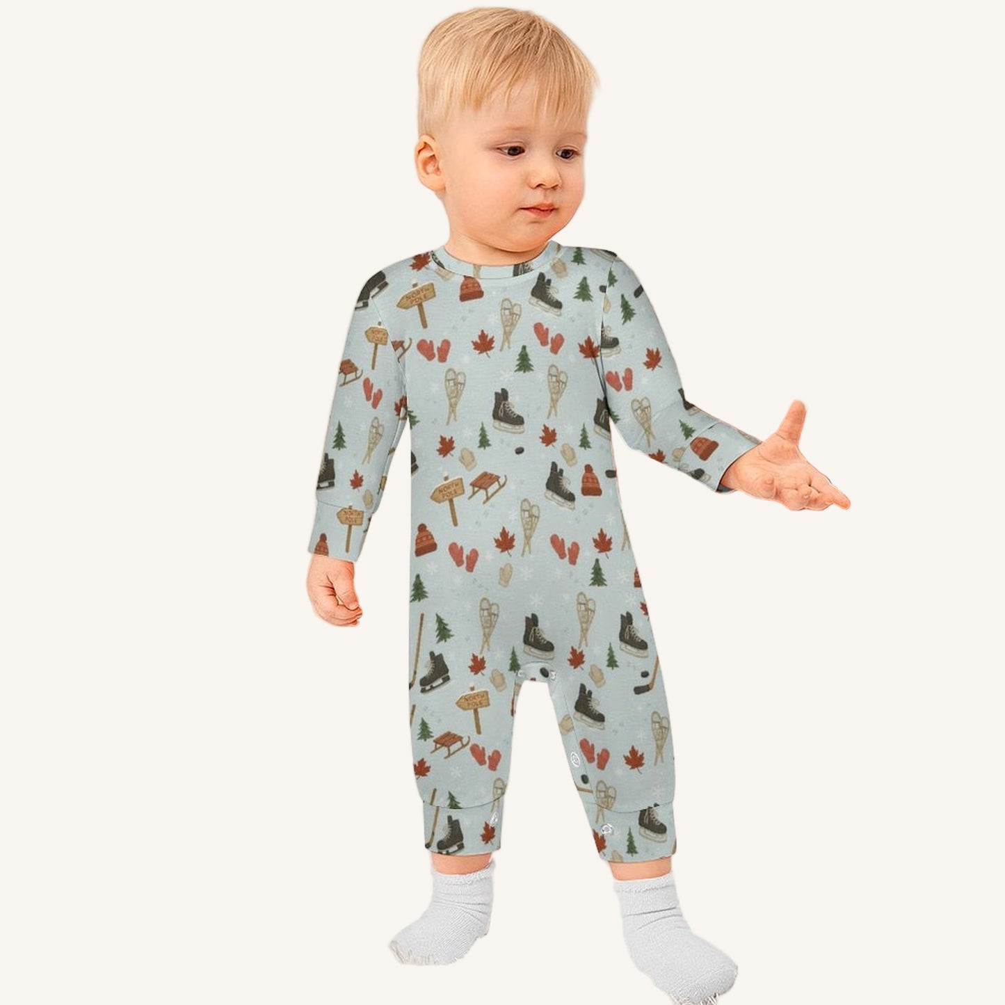 Cold Hands Warm Hearts Baby Long Sleeve Romper Long Sleeve Baby Romper