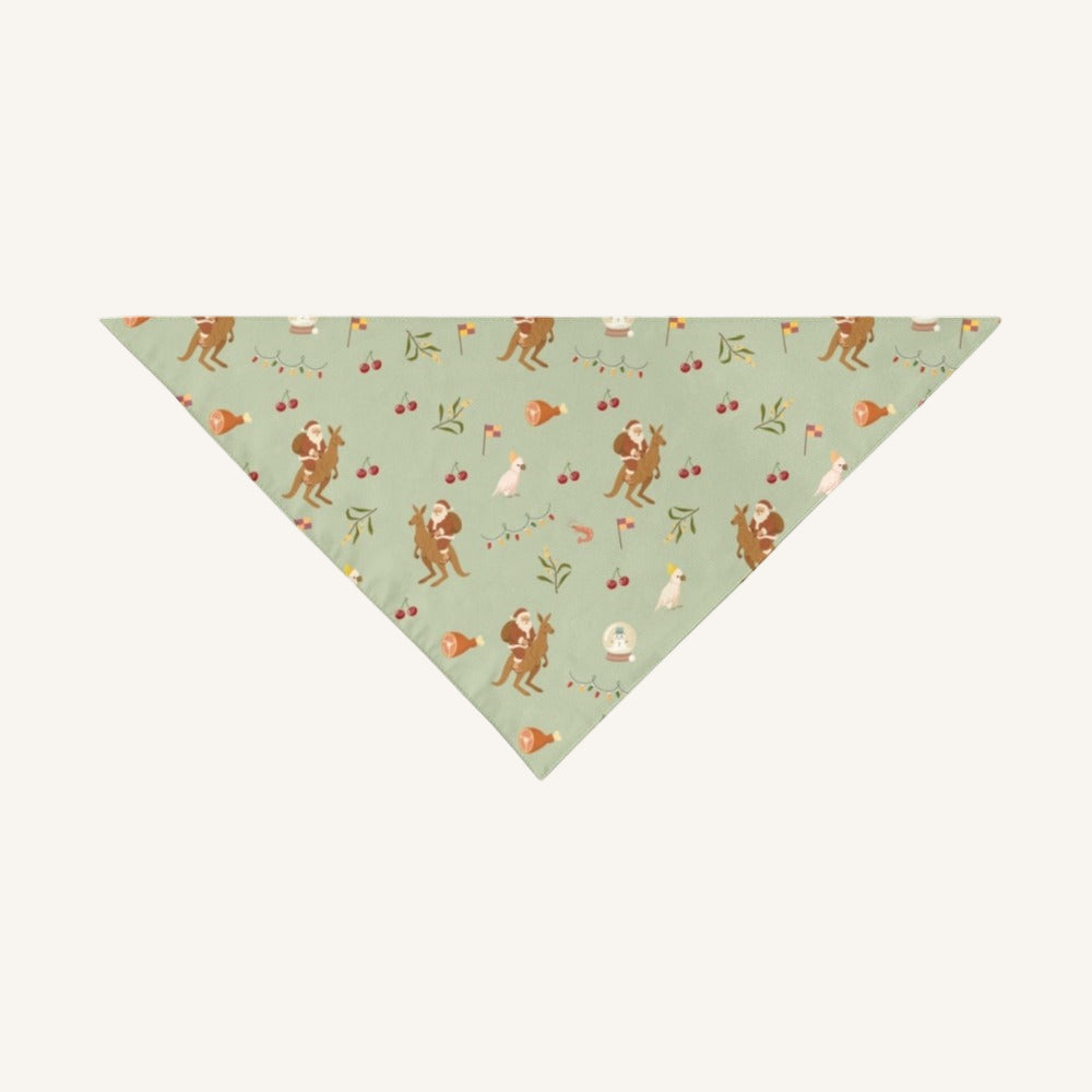 Christmas Down Under Pet Bandana Pet Dog Bandana