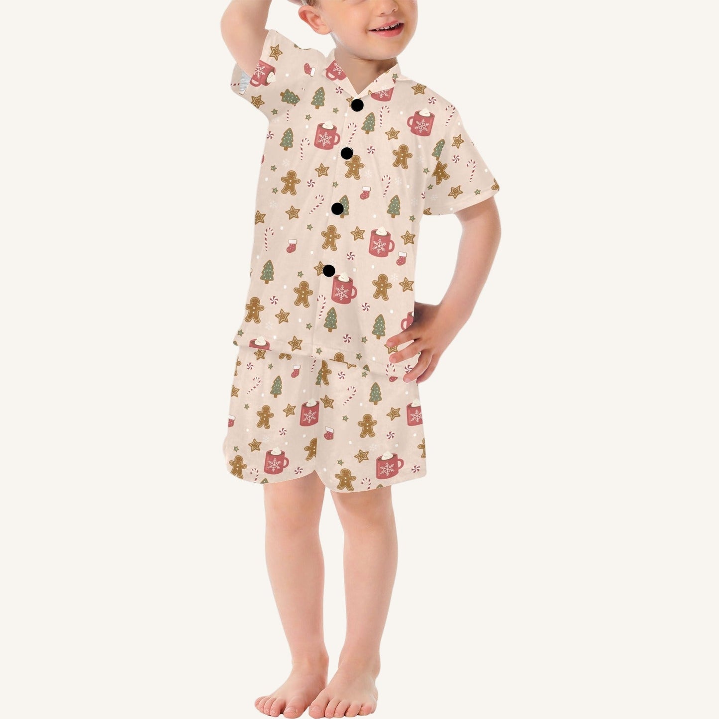 Cookies For Breakfast Little Kids Short Sleeve Pajama Set