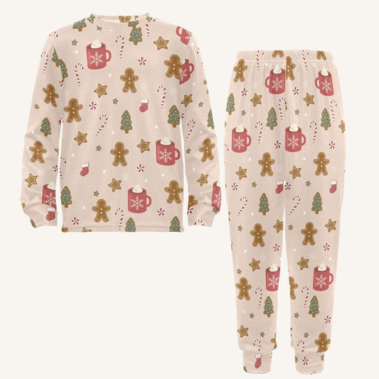 Cookies For Breakfast Big Kids Crew Neck Pajama Set