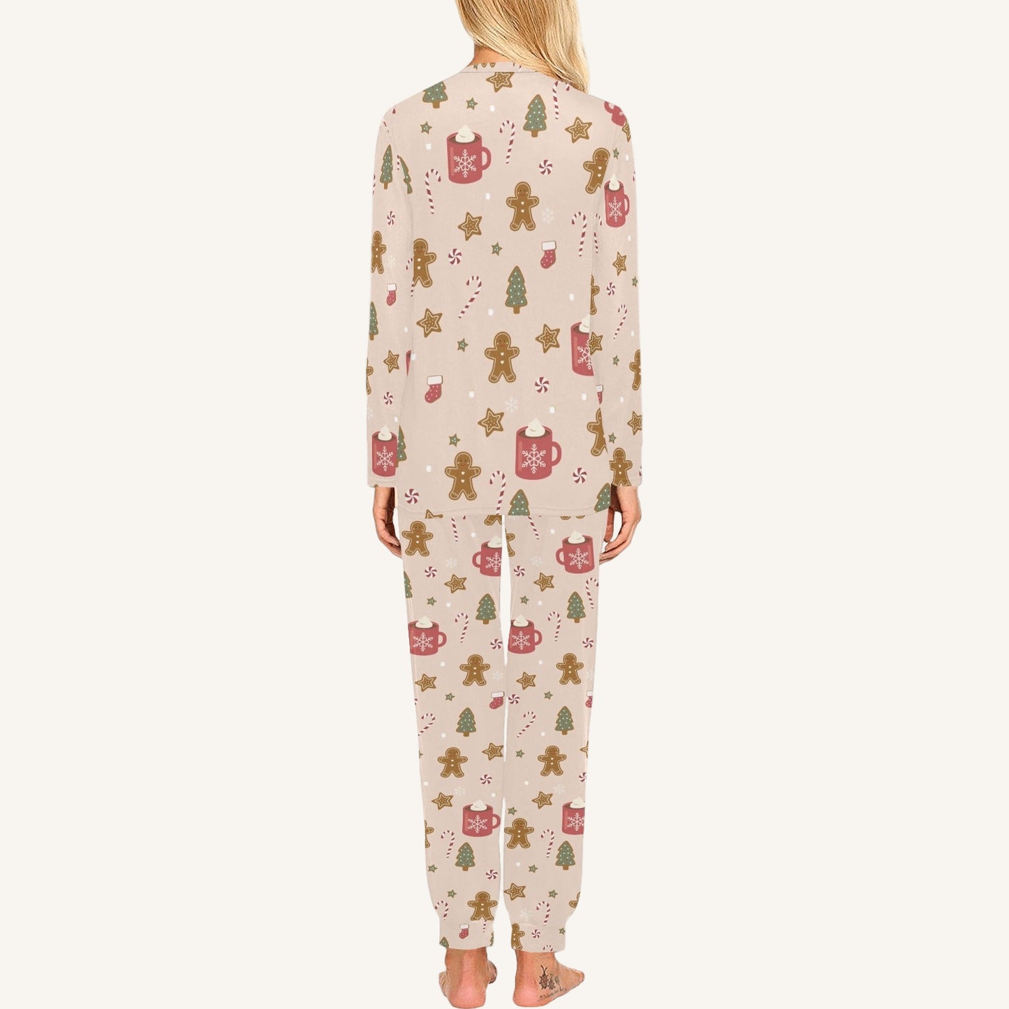 Cookies For Breakfast Women's Crew Neck Pajama Set