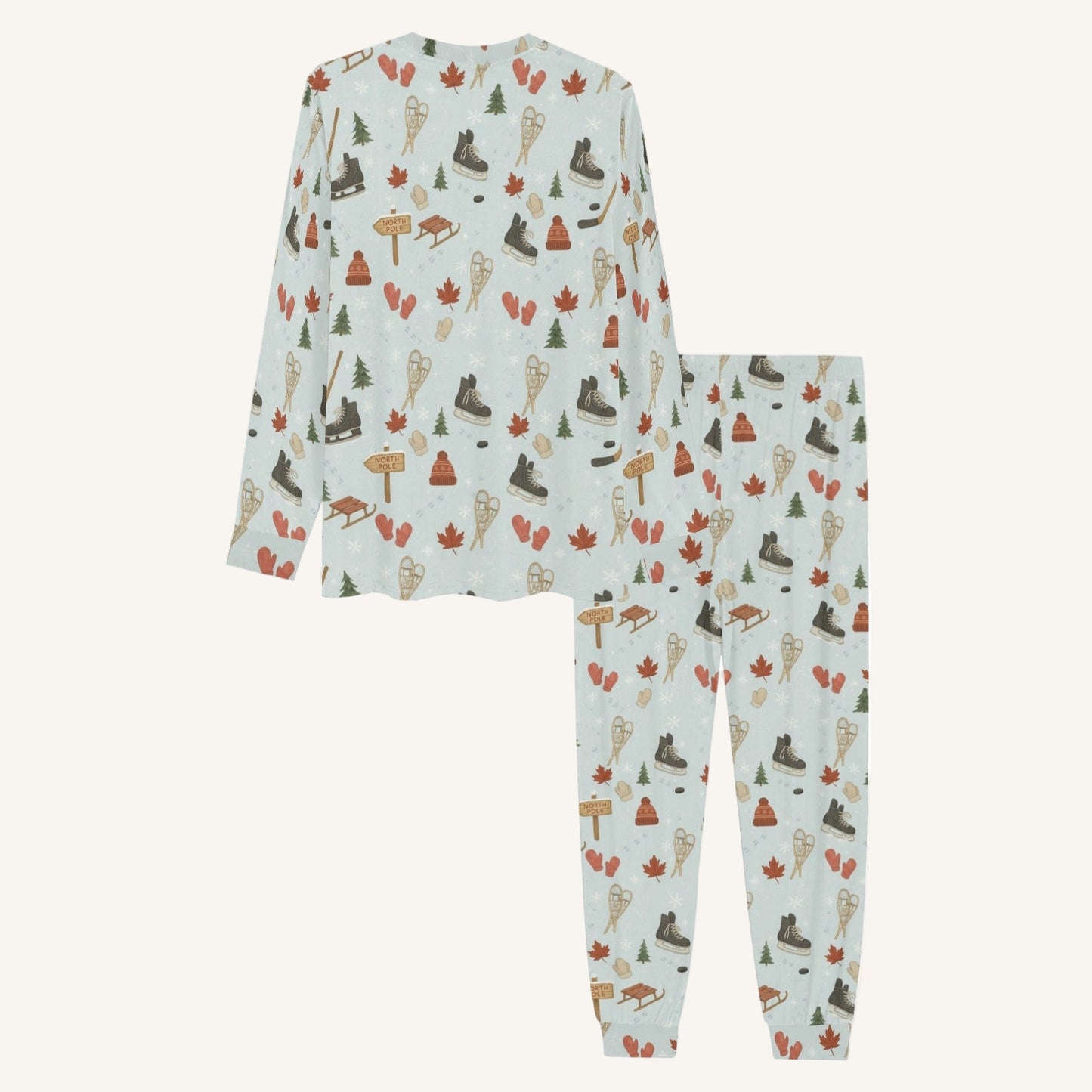 Cold Hands Warm Hearts Men's Crew Neck Pajama Set