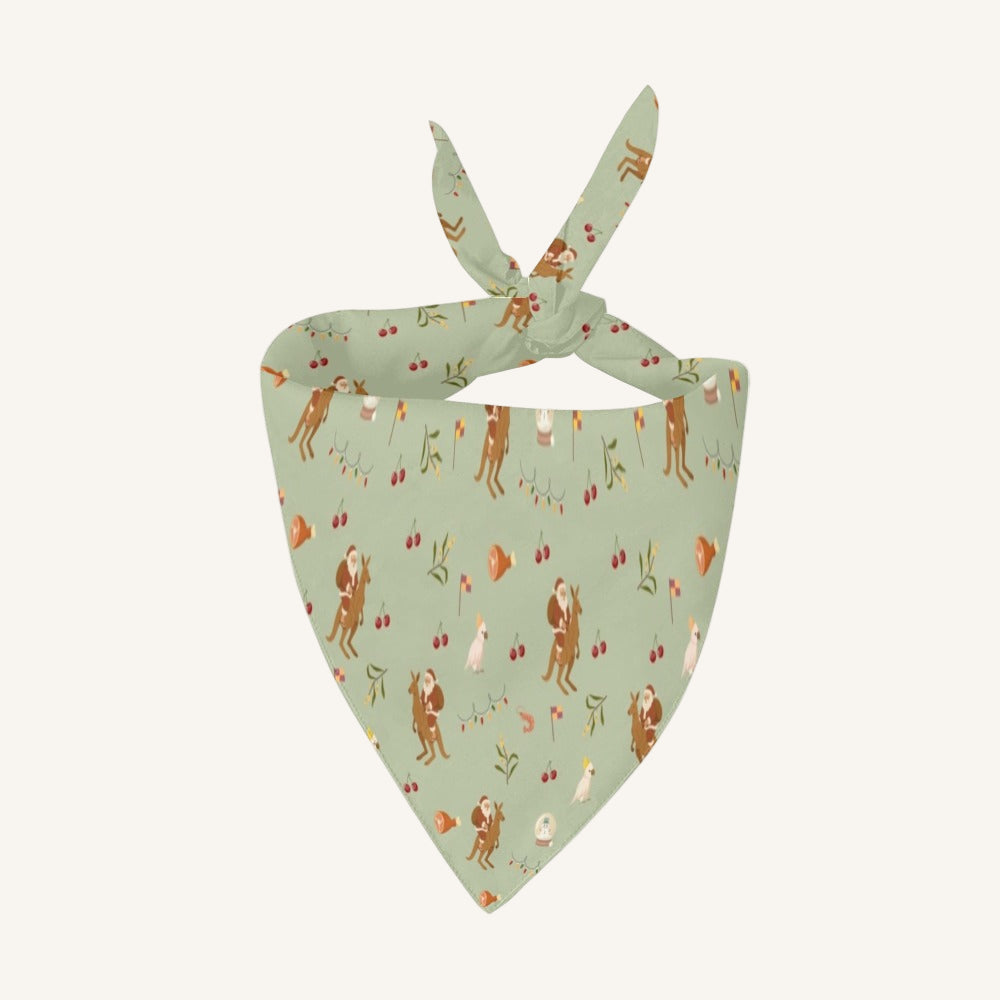 Christmas Down Under Pet Bandana Pet Dog Bandana