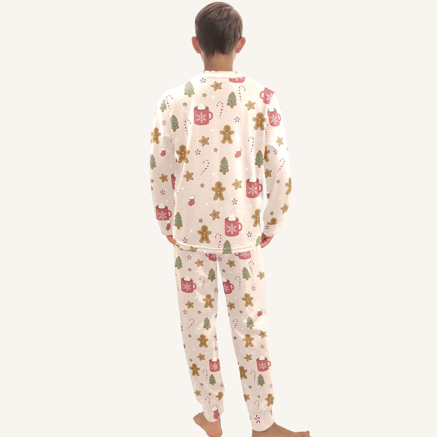 Cookies For Breakfast Big Kids Crew Neck Pajama Set