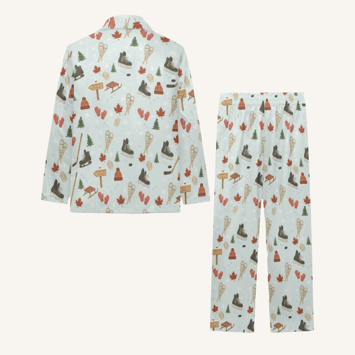 Cold Hands Warm Hearts Little Kids Button Down Pajama Set