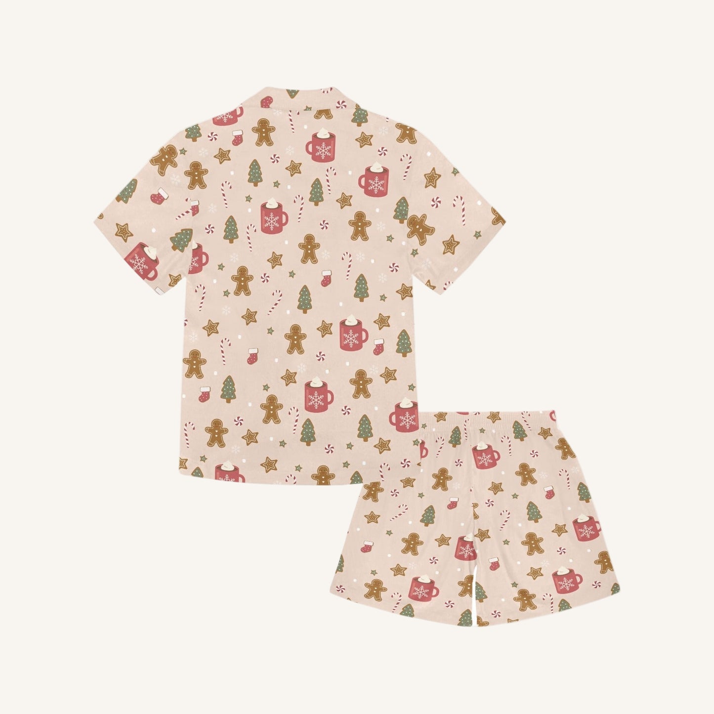 Cookies For Breakfast Big Kids Short Sleeve Pajama Set