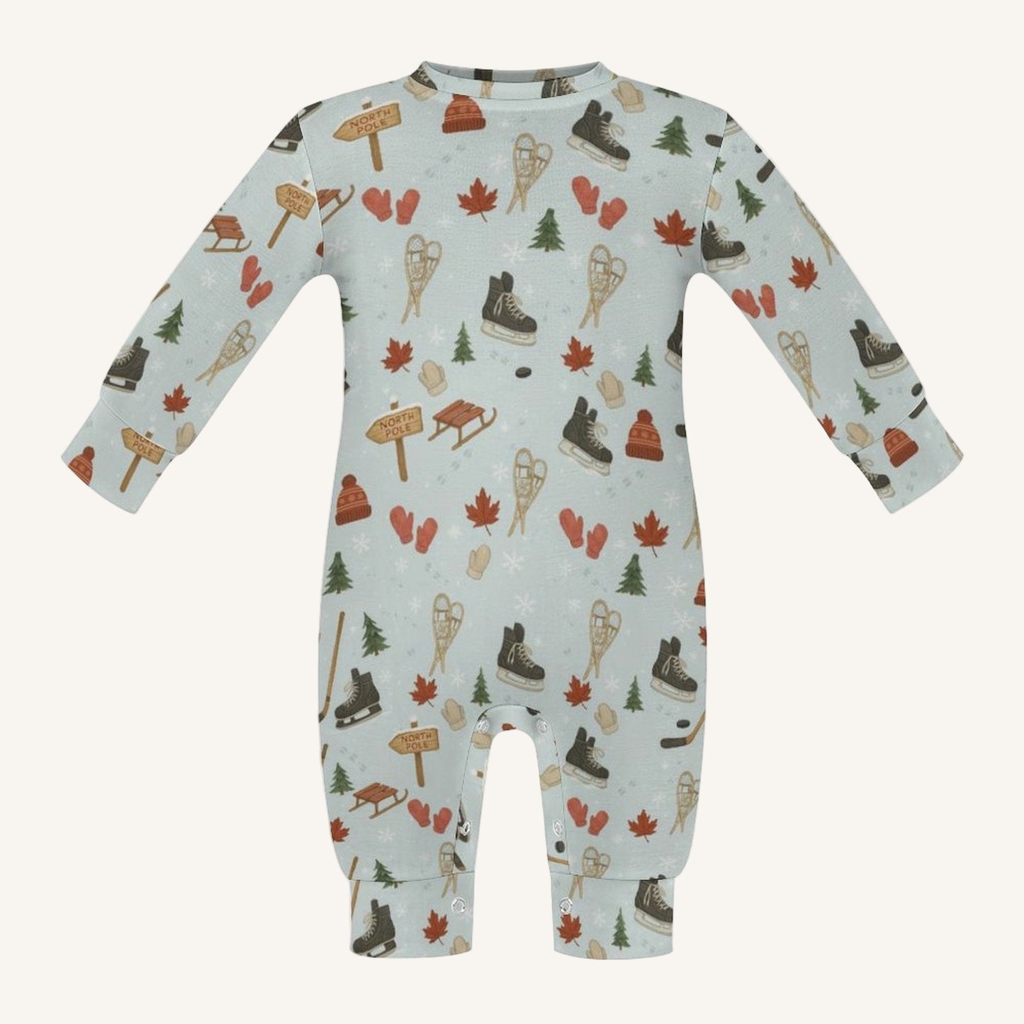 Cold Hands Warm Hearts Baby Long Sleeve Romper Long Sleeve Baby Romper