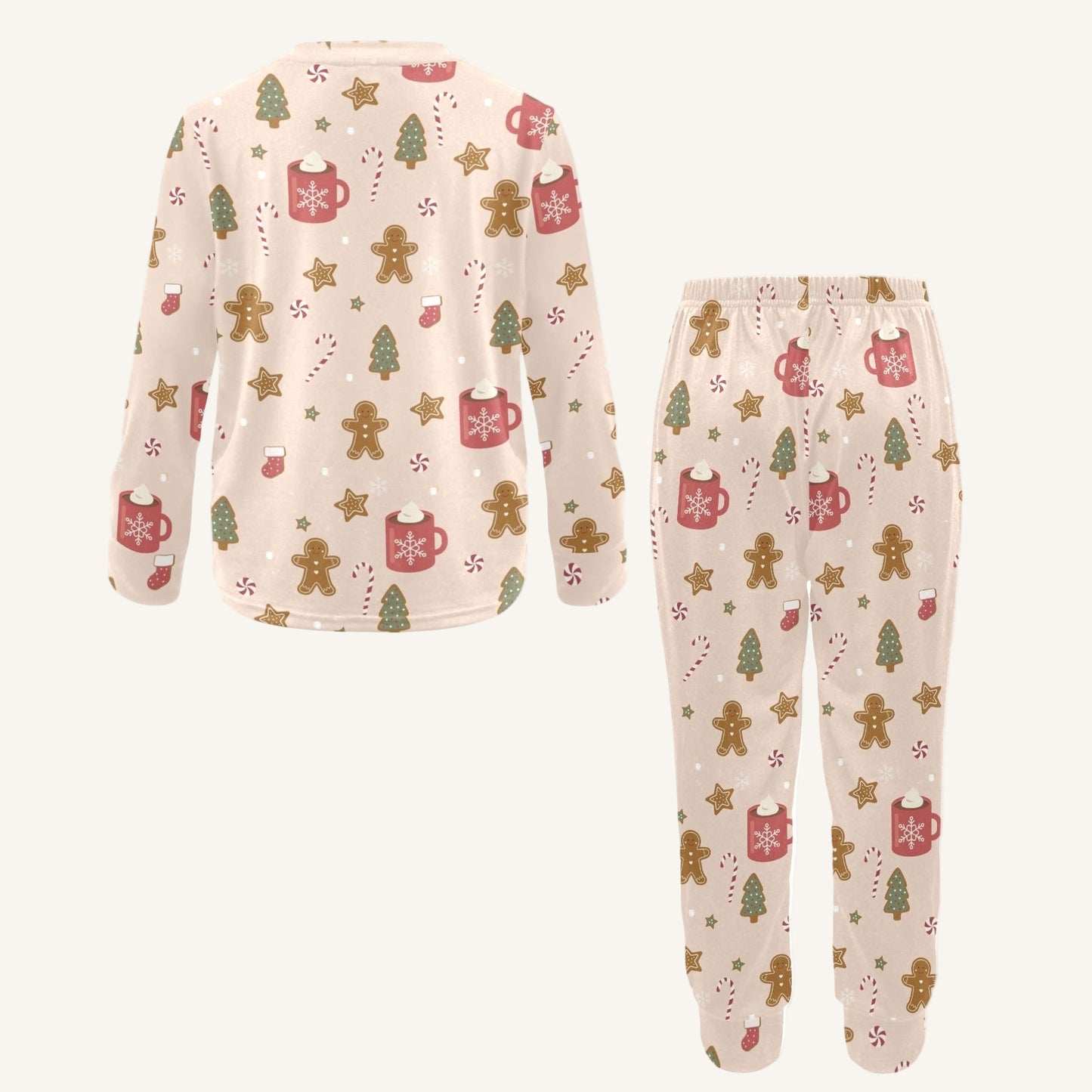 Cookies For Breakfast Big Kids Crew Neck Pajama Set