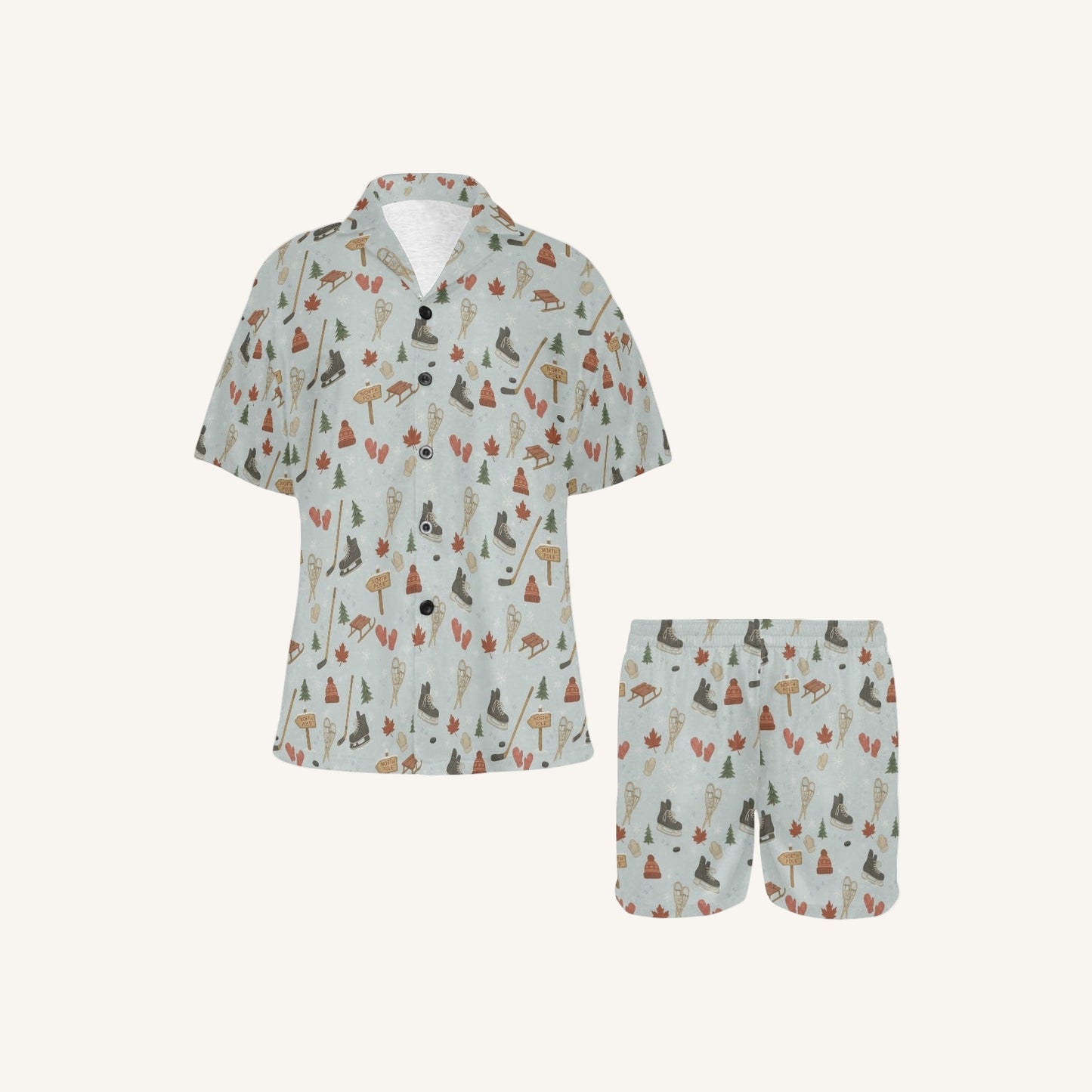 Cold Hands Warm Hearts Women's Short Pajama Set