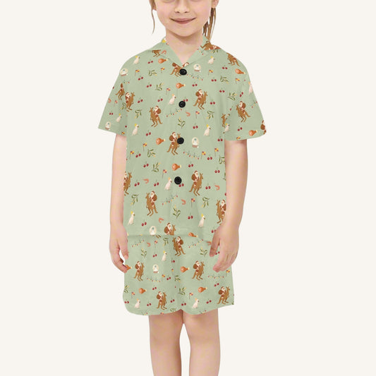 Christmas Down Under Little Kids Short Pajama Set