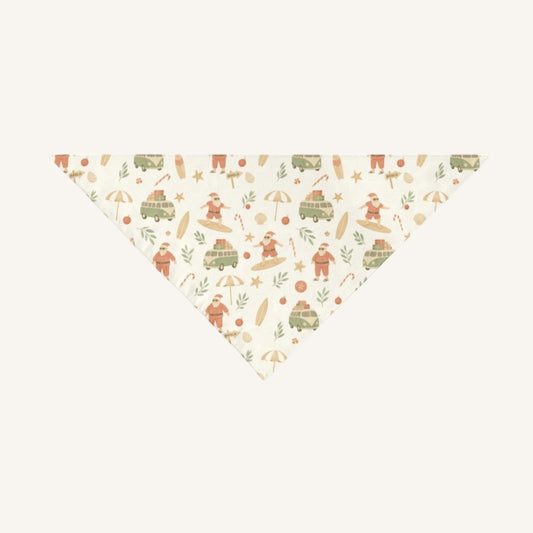 Surfing Santas Pet Bandana Pet Dog Bandana