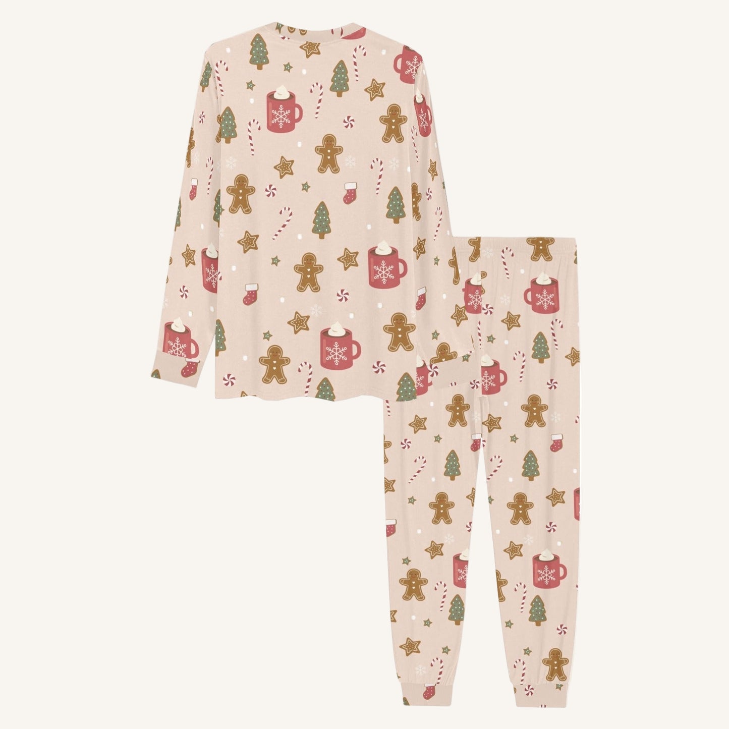 Cookies For Breakfast Men's Crew Neck Pajama Set