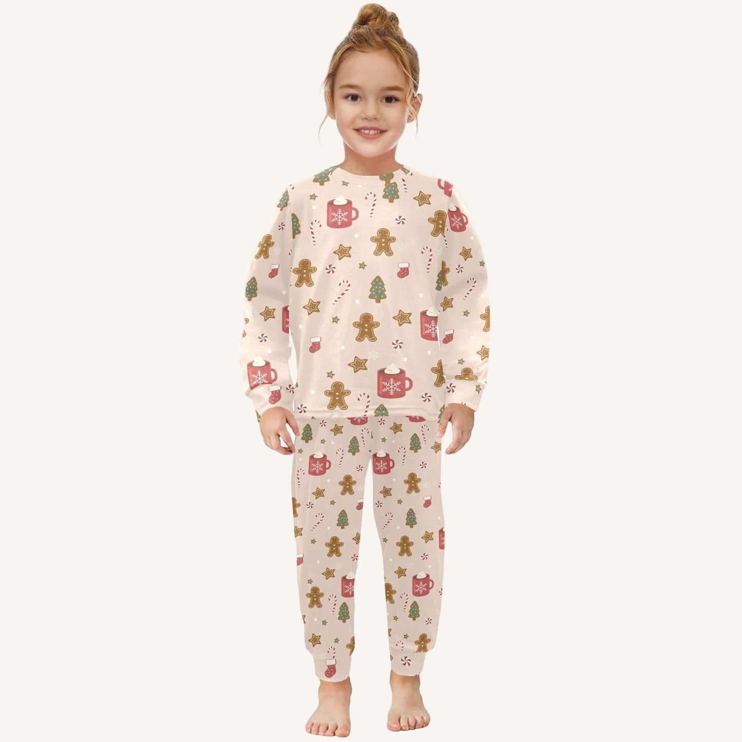 Cookies For Breakfast Little Kids Crew Neck Pajama Set
