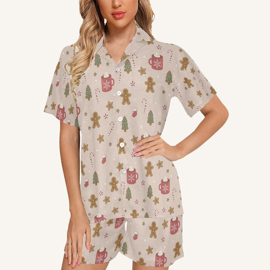 Cookies For Breakfast Women's Short Pajama Set