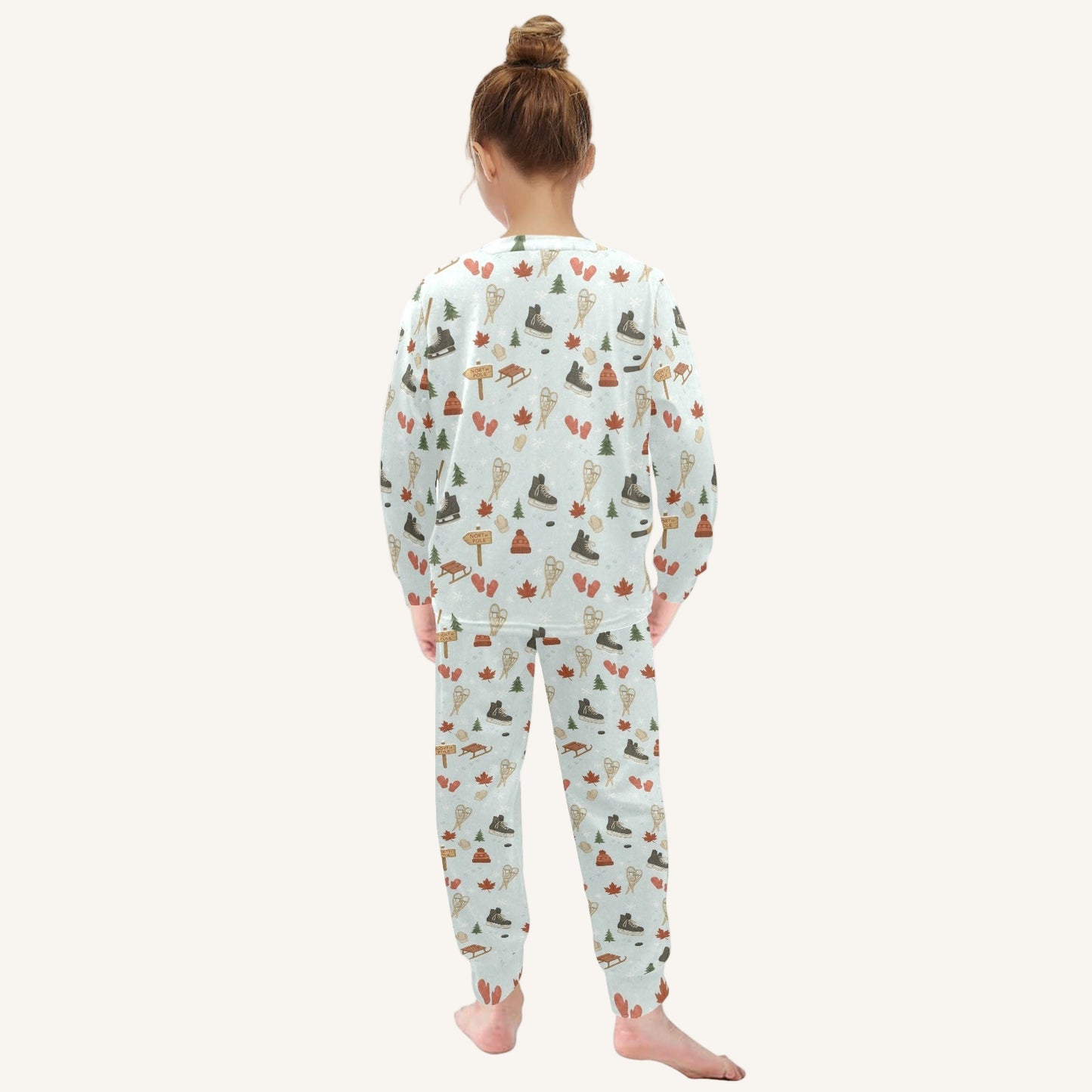 Cold Hands Warm Hearts Little Kids Crew Neck Pajama Set