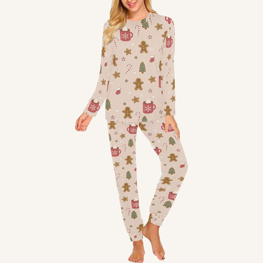 Cookies For Breakfast Women's Crew Neck Pajama Set