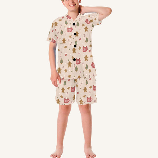 Cookies For Breakfast Big Kids Short Sleeve Pajama Set