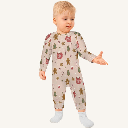 Cookies For Breakfast Baby Long Sleeve Romper