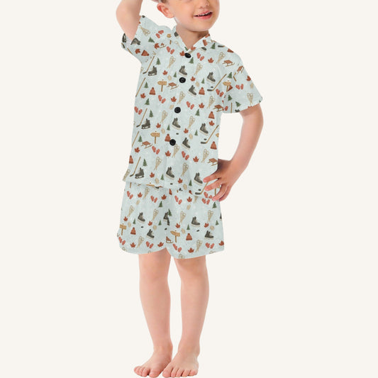 Cold Hands Warm Hearts Little Kids Short Pajama Set