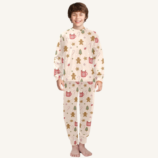 Cookies For Breakfast Big Kids Crew Neck Pajama Set