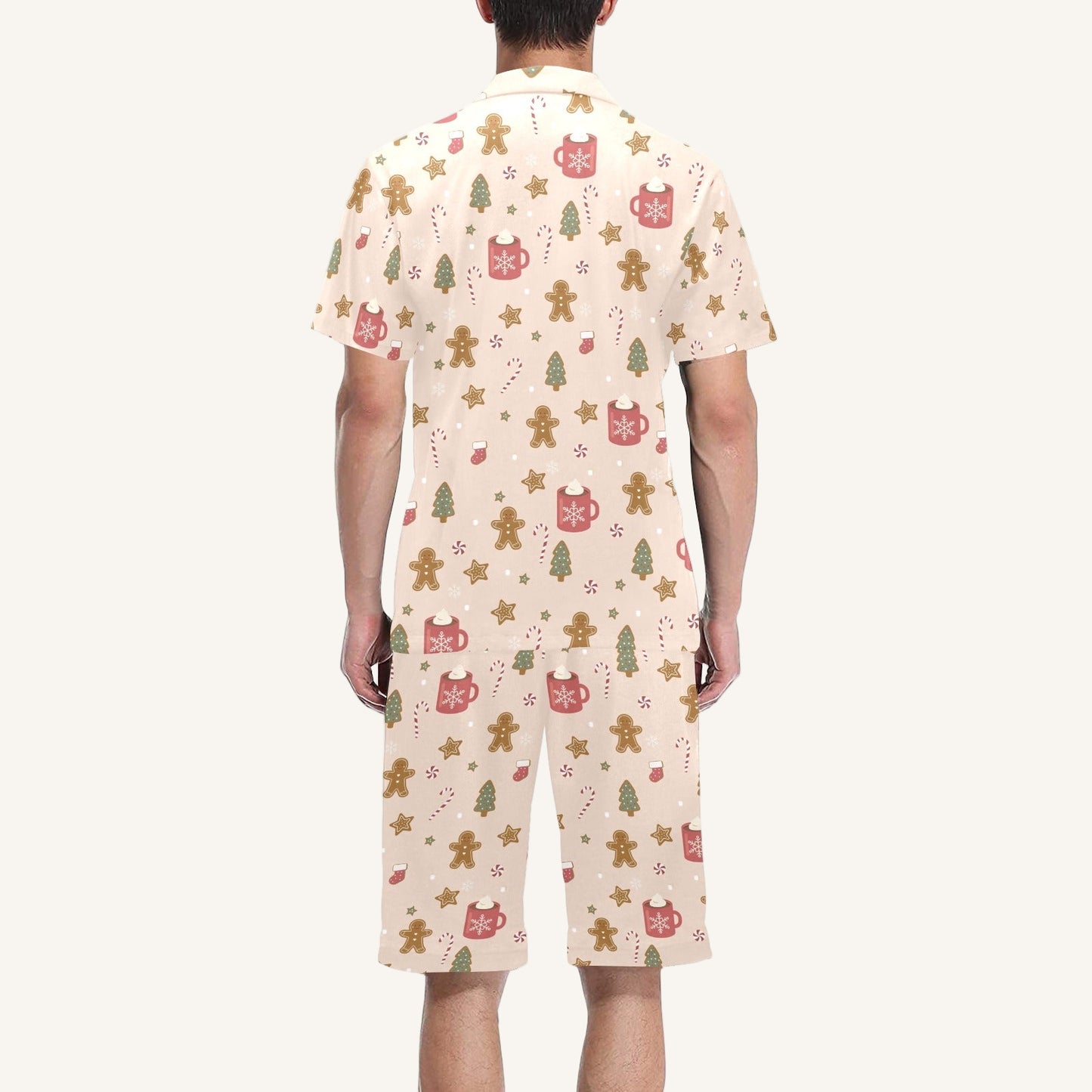 Cookies For Breakfast Men’s Short Sleeve Pajama Set