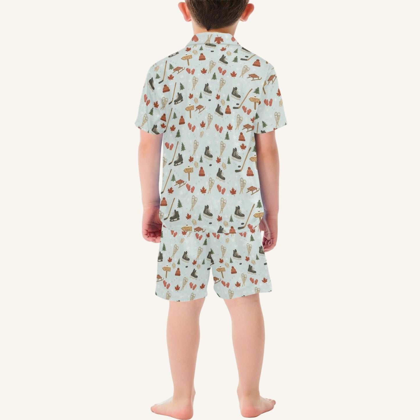 Cold Hands Warm Hearts Little Kids Short Pajama Set