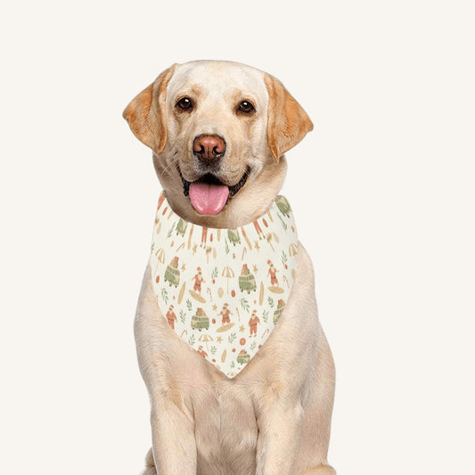 Surfing Santas Pet Bandana Pet Dog Bandana