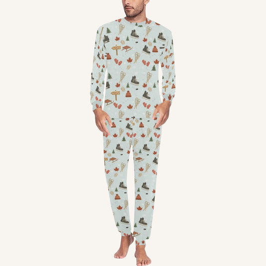 Cold Hands Warm Hearts Men's Crew Neck Pajama Set