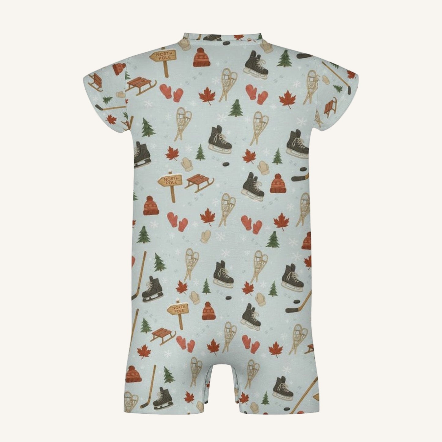 Cold Hands Warm Hearts Baby Short Sleeve Romper Baby Romper